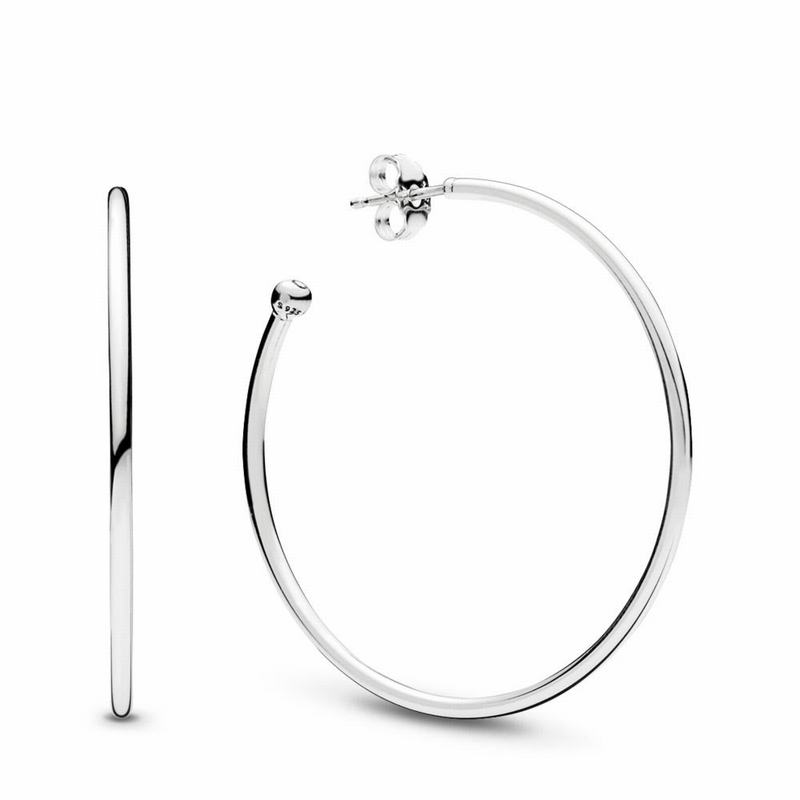 Pandora Hoops Of Versatility Hoop Earrings Ireland - Sterling Silver - 721046KYG